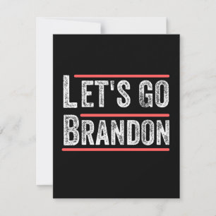 Lets Go Brandon Political Humour T Shirts Save The Date