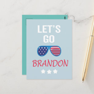 Lets go brandon postcard