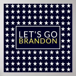Let's go Brandon Poster