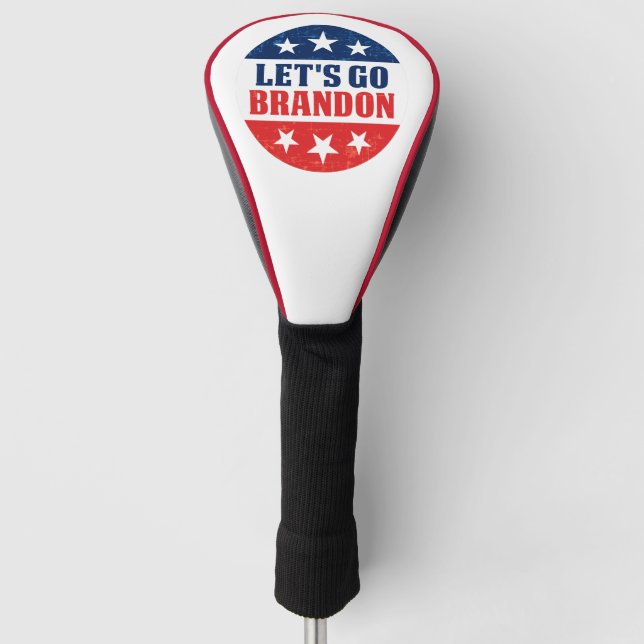 Let's Go Brandon pro trump 2024  Golf Head Cover (Front)