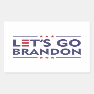 Let's Go Brandon Rectangular Sticker
