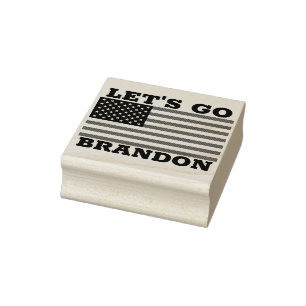 LET'S GO BRANDON RUBBER STAMPS
