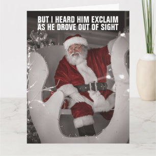 LET'S GO BRANDON SANTA CLAUS CHRISTMAS cards