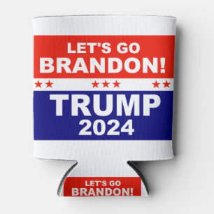 Let's go Brandon TRUMP 2024 Can Cooler