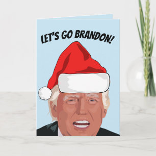 LET'S GO BRANDON! TRUMP CHRISTMAS CARDS