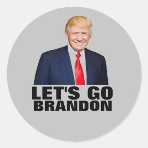 LET'S GO BRANDON TRUMP STICKERS