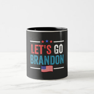 Let's Go Brandon Two-Tone Coffee Mug