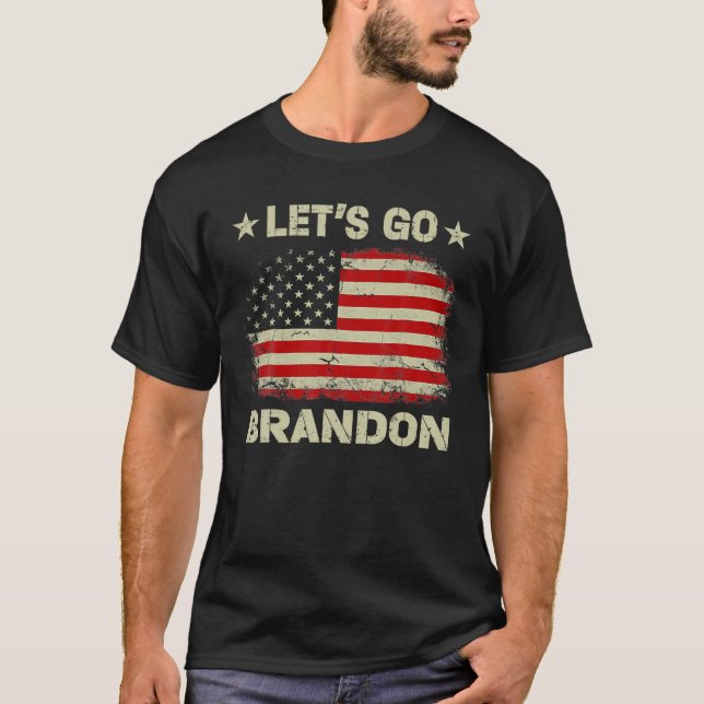 Let's Go Branson Brandon Conservative Anti Liberal T-Shirt (Front)