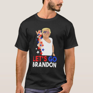 Let's Go Branson Brandon Pro Trump Bae US Flag Sal T-Shirt