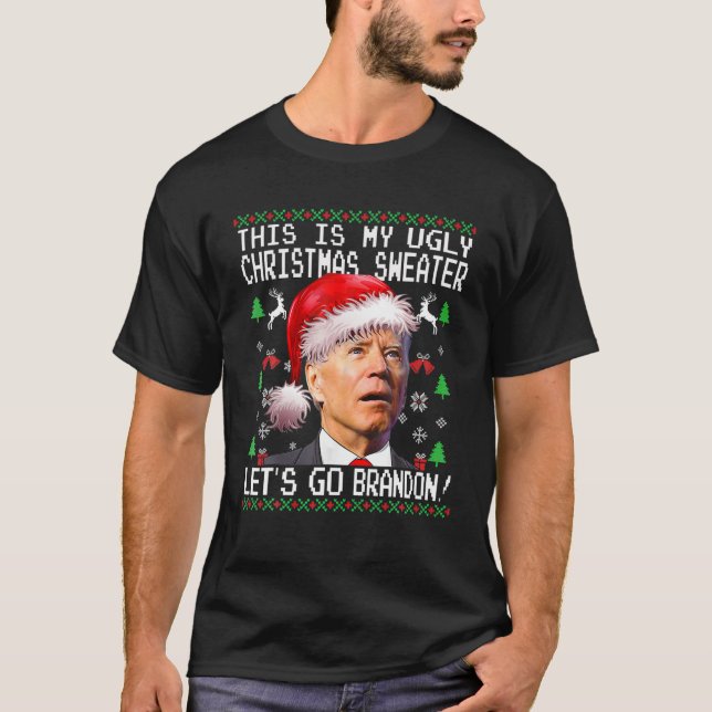 Let's Go Branson Brandon Ugly Christmas Sweater An (Front)