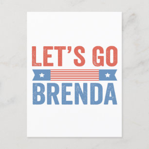 Let's go Brenda Kamala Election 2024 Postcard
