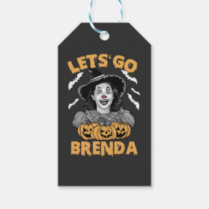 Let's Go Brenda Spooky Halloween Kamala Harris Gift Tags