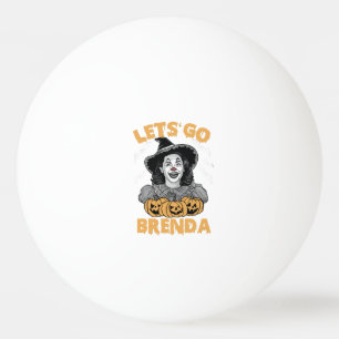 Let's Go Brenda Spooky Halloween Kamala Harris Ping Pong Ball