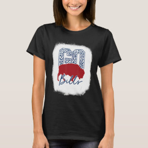 Let's Go Buffalo Fan Smash The Tables Mafia Bull D T-Shirt