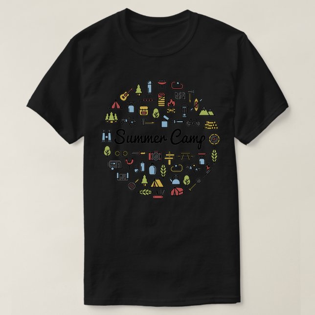 Lets Go Camping Classic TShirt (Design Front)