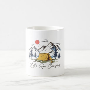 Let's Go Camping Coffee Mug