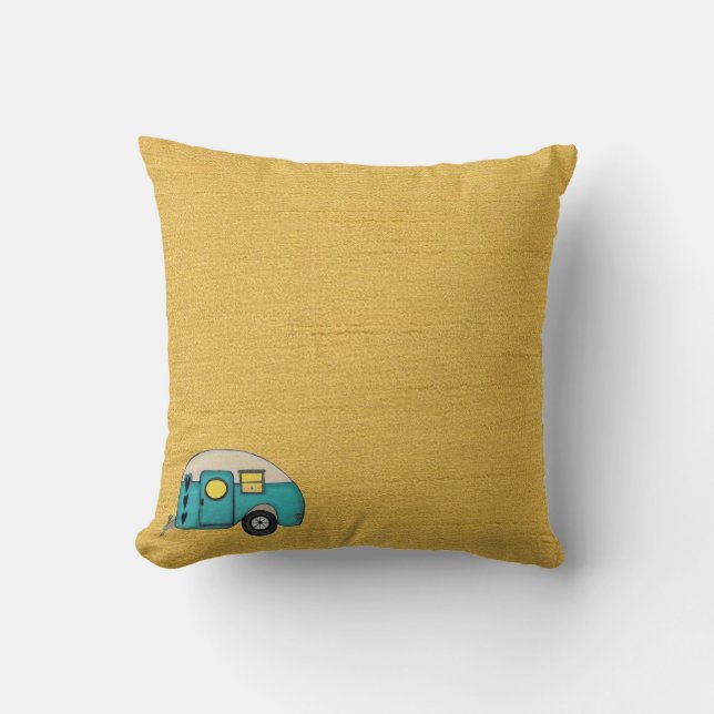 LET'S GO CAMPING CUSHION (Front)