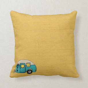 LET'S GO CAMPING CUSHION