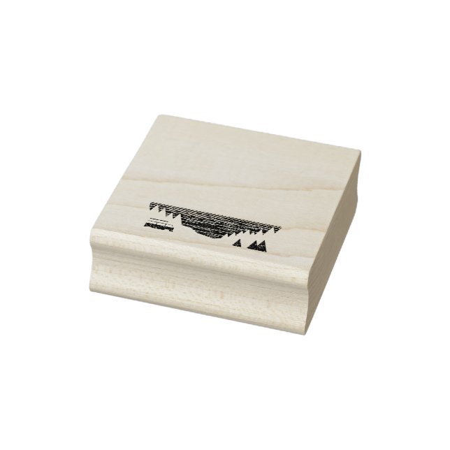 Let's Go Camping, Go Camp Rubber Stamp (Stamp)