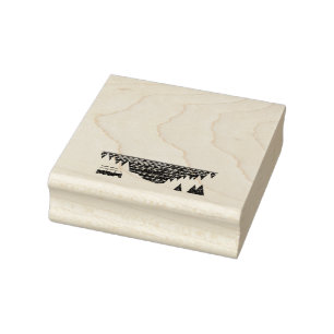 Let's Go Camping, Go Camp Rubber Stamp