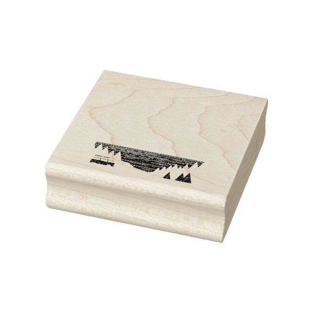 Let's Go Camping, Go Camp Rubber Stamp (Stamp)