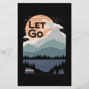 Let's Go Camping, Go Camp Stationery