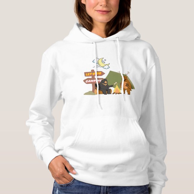 Lets Go Camping Hoodie (Front)