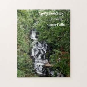 Let's Go Chasing Waterfalls Jigsaw Puzzle