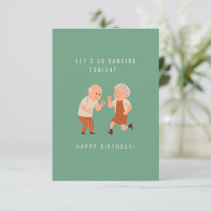 Let's Go Dancing Birthday Card