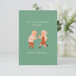 Let's Go Dancing Birthday Card