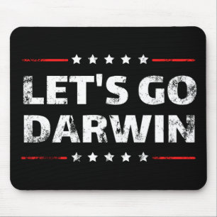 Let's Go Darwin Mouse Mat