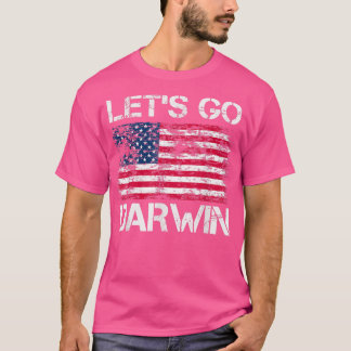 Lets Go Darwin US Flag Vintage T-Shirt