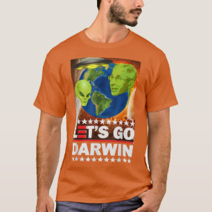 Let's Go Darwin USA Flag Vintage Fauci Ouchie Alie T-Shirt