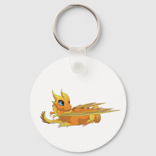 Let's Go Dragon Key Ring