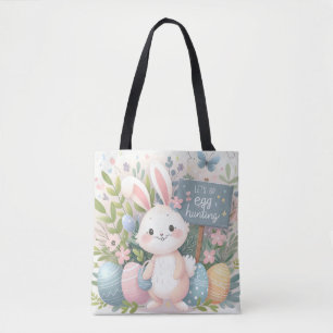 Lets Go Egg Hunting Tote Bag
