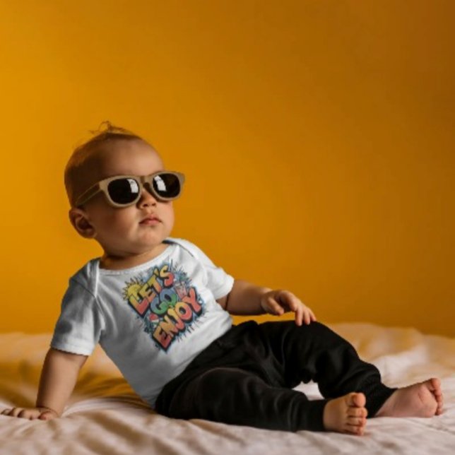 Let's Go Enjoy  Baby Bodysuit (Creator Uploaded)