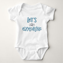 Lets Go Exploring Baby Bodysuit