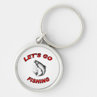 Lets go fishing key ring