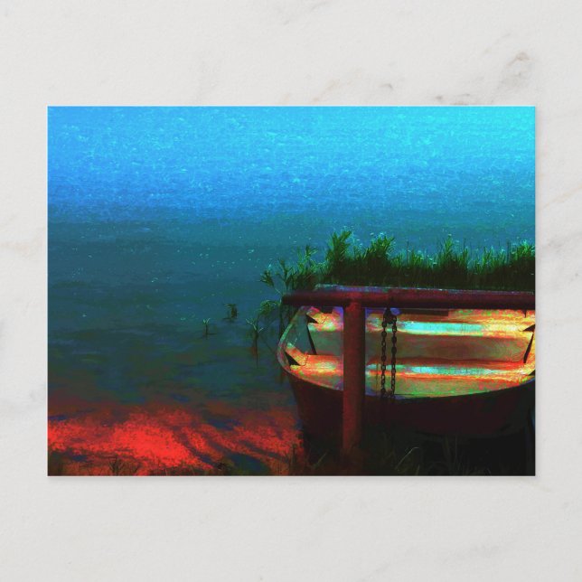 Let's Go Fishing Postcard (Front)