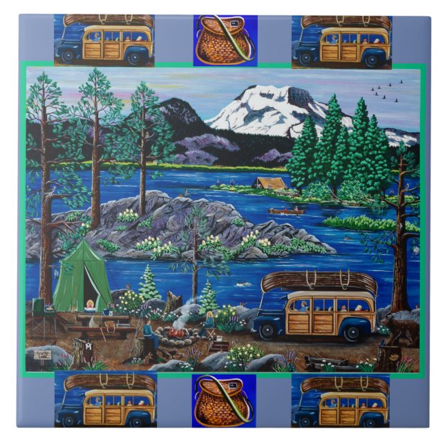 Let's Go Fishing Tile (Front)