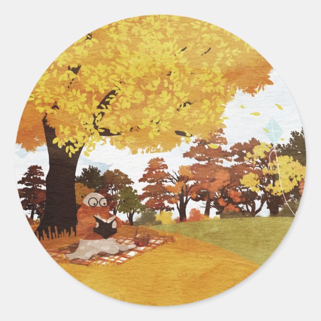 Let's Go Fly A Kite Classic Round Sticker (Front)