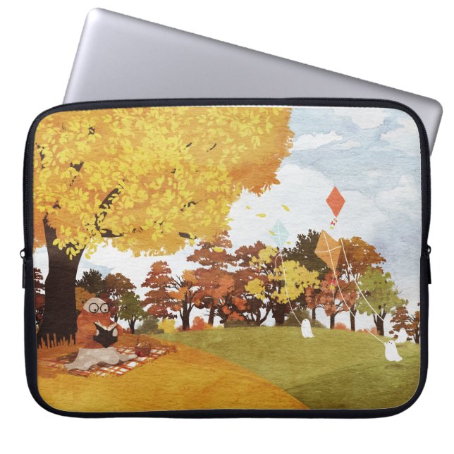 Let's Go Fly A Kite Laptop Sleeve (Front)