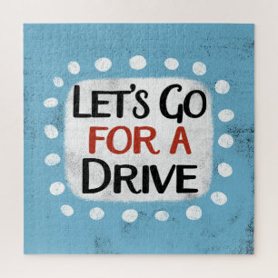 Let's Go For A Drive Jigsaw Puzzle
