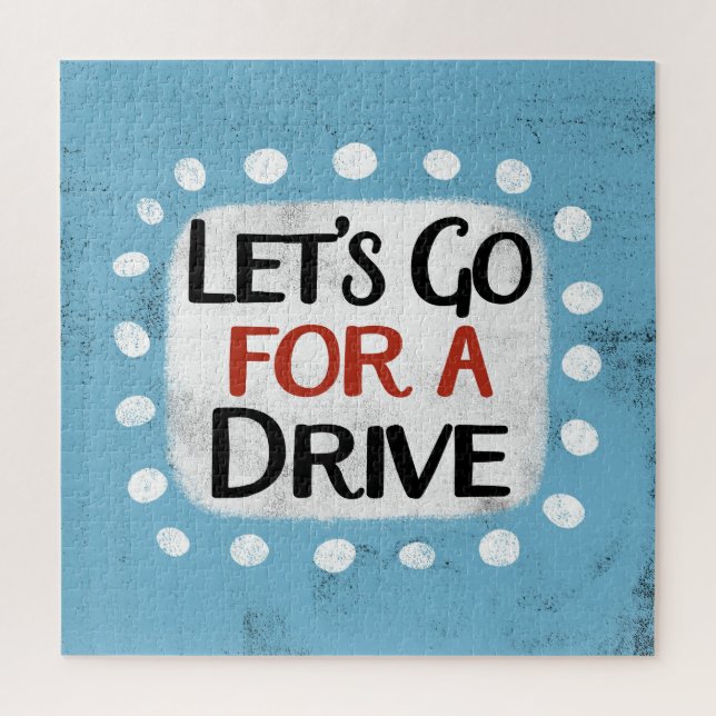 Let's Go For A Drive Jigsaw Puzzle (Vertical)