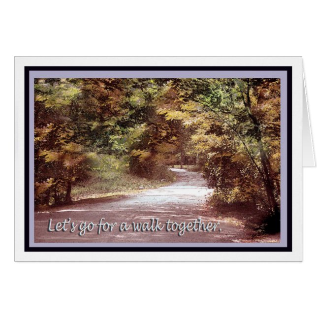 Let's Go For A Walk (Front Horizontal)