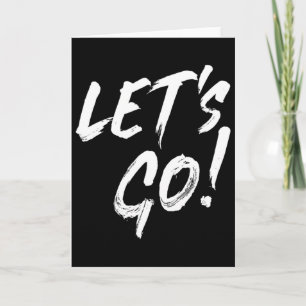 Let's Go Gamer And Streamer Design  Card