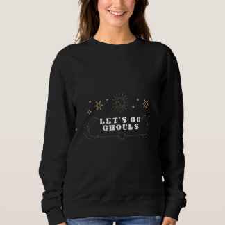 Let's Go Ghouls Cat Bride Wedding Bachelorette Par Sweatshirt