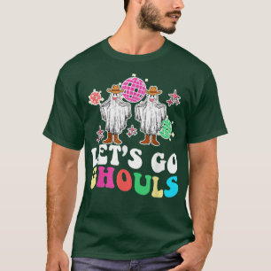 Let's Go Ghouls Disco Ball Ghost Spooky Halloween T-Shirt