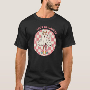 Let's Go Ghouls Disco Ball Ghost Spooky Halloween T-Shirt