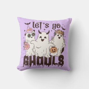 Let's Go Ghouls Halloween Cushion